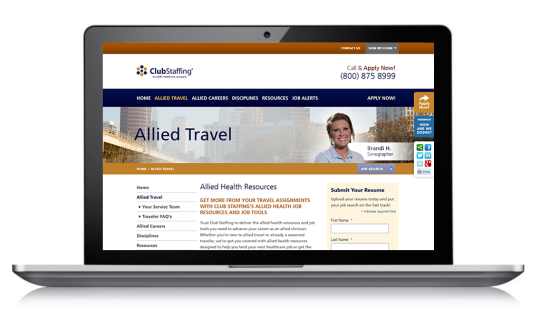 ClubStaffing for AMN